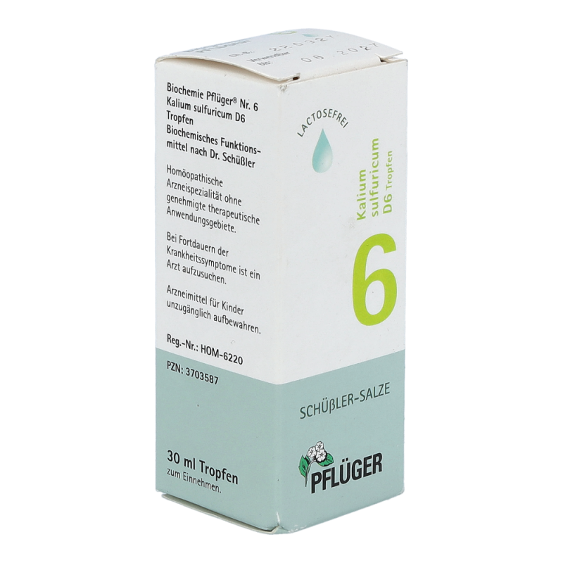 Pflüger Dr. Schüßler Nr. 6 Kalium Sulfuricum 30 ml