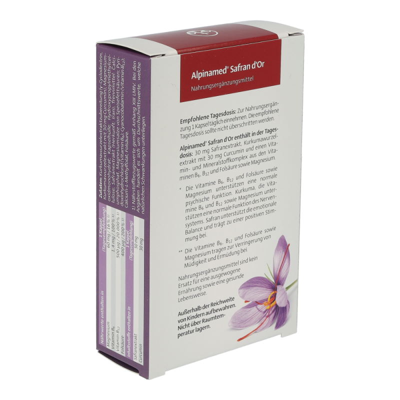 Alpinamed Safran Kapseln 30 Stk.