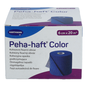 Hartmann Peha-haft Color Blue Fixierbinde latexfrei 1 Stk. 20 m x 6 cm