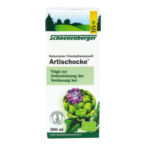 Schoenenberger Saft Artischocken 200 ml BIO