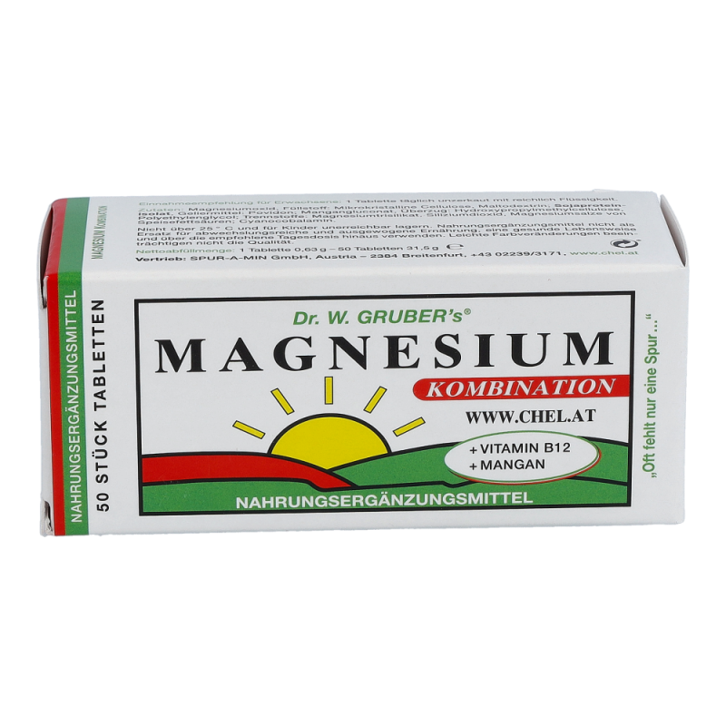 Dr. Grubers Magnesium Chelat Kombi Tabletten