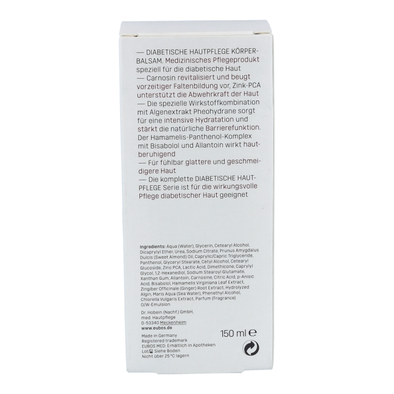 Eubos Diabetes Körperbalsam 150 ml