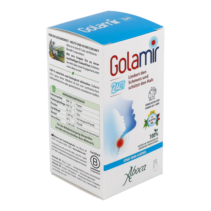 Aboca Golamir 2ACT Spray