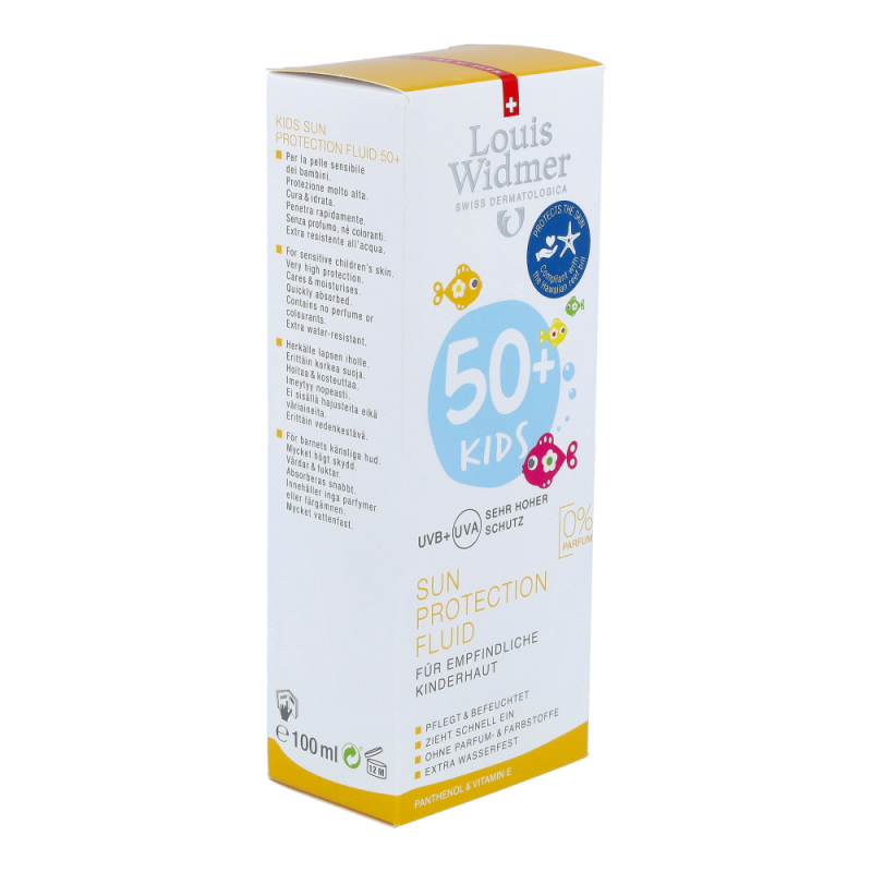 Widmer Sonnenfluid Kids F50 unparfümiert