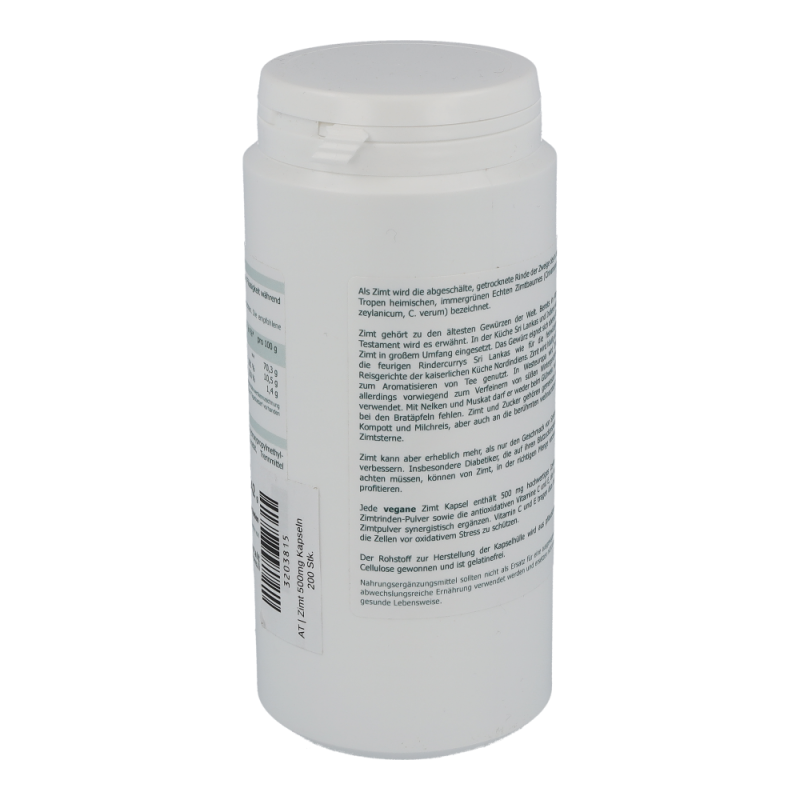 The Nutri Store Zimt 500 mg Kapseln 200 Stk.
