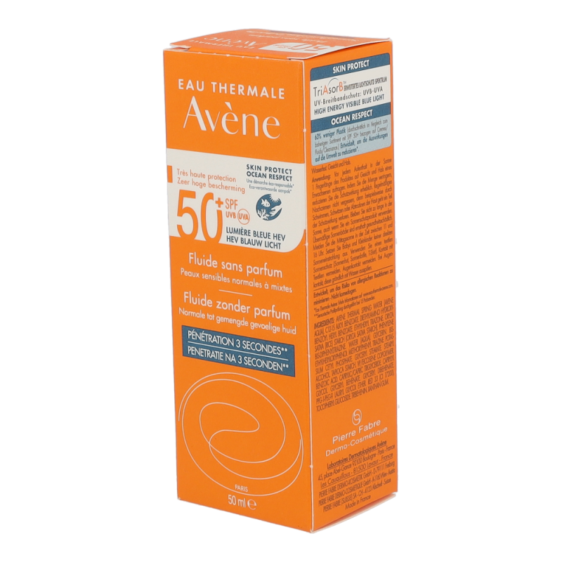 Avène – Sonnenfluid SPF 50+ ohne Duftstoffe