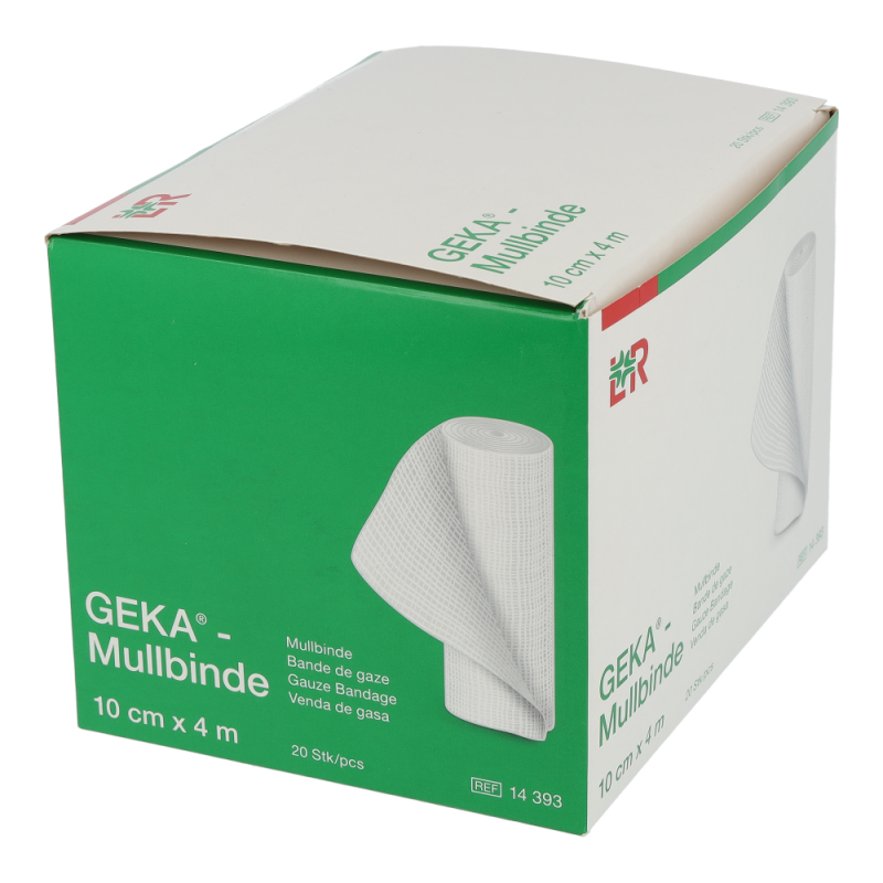 Mullbinde Geka 4 m x 10 cm 20F EP 20 Stk.