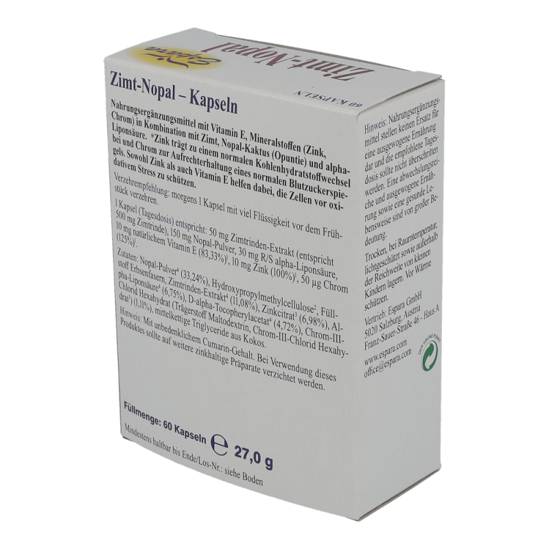 Espara Zimt-Nopal Kapseln 60 Stk.