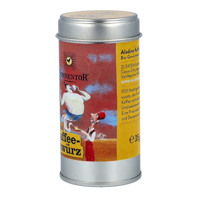 Sonnentor Aladins Kaffeegewürz Streudose 35 g BIO