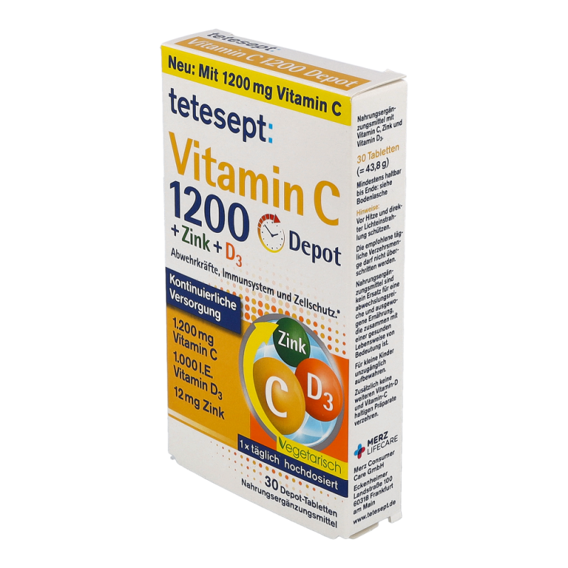 Tetesept Vitamin C 1200 Filmtabletten