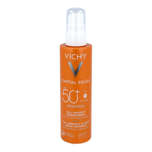 VICHY Capital Soleil Cell Protect Spray LSF 50+, Sonnenschutz mit Hyaluronsäure