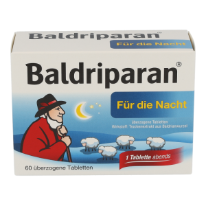 Pfizer BALDRIPARAN NACHT überzogene Tabletten – Trockenextrakt – 60 Stk