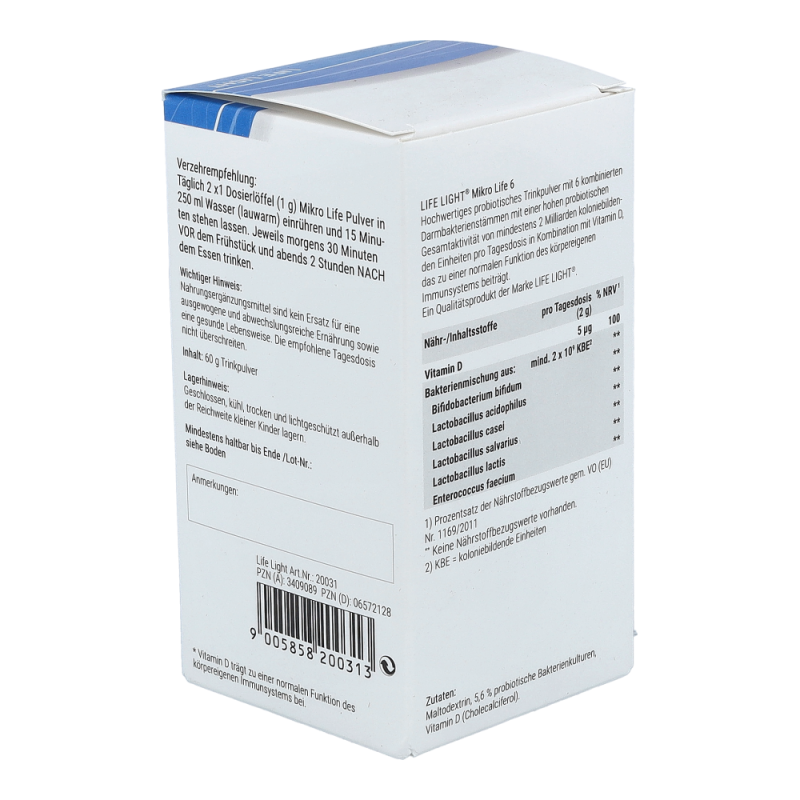 Life Light Mikro Life 6 Darmbakterien Pulver 60 g
