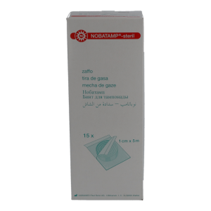 Tamp-Str Nobatamp Steril 5m x 1cm 15 Stk.