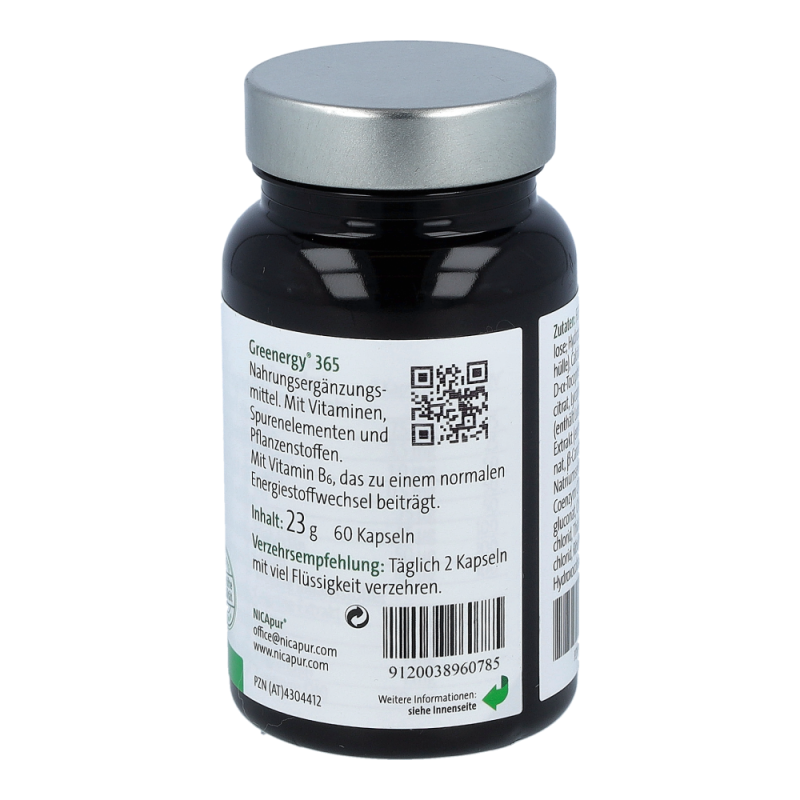 Nicapur Greenergy 365 Kapseln 60 Stk.