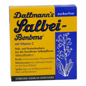 Dallmanns Salbei Bonbons zuckerfrei 37 g