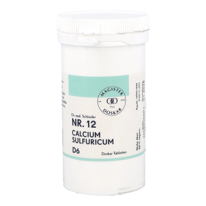 Schüßler Nr. 12 Calcium Sulfuricum Doskar 400 Stk. D 6 Tabletten