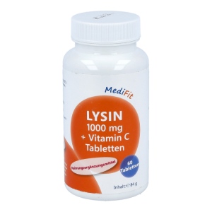 Lysin 1.000 mg + Vitamin C Tabletten