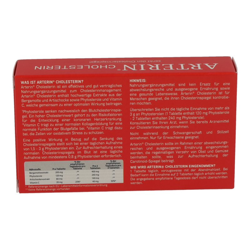 Arterin Cholesterin Tabletten 30 Stk.