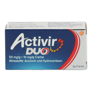 Activir Duo Creme 50 mg/g + 10 mg/g 2 g