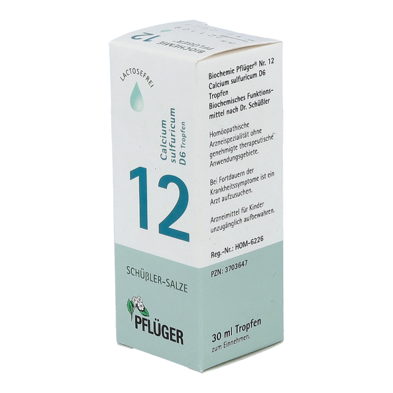Pflüger Dr. Schüßler Nr. 12 Calcium Sulfuricum 30 ml