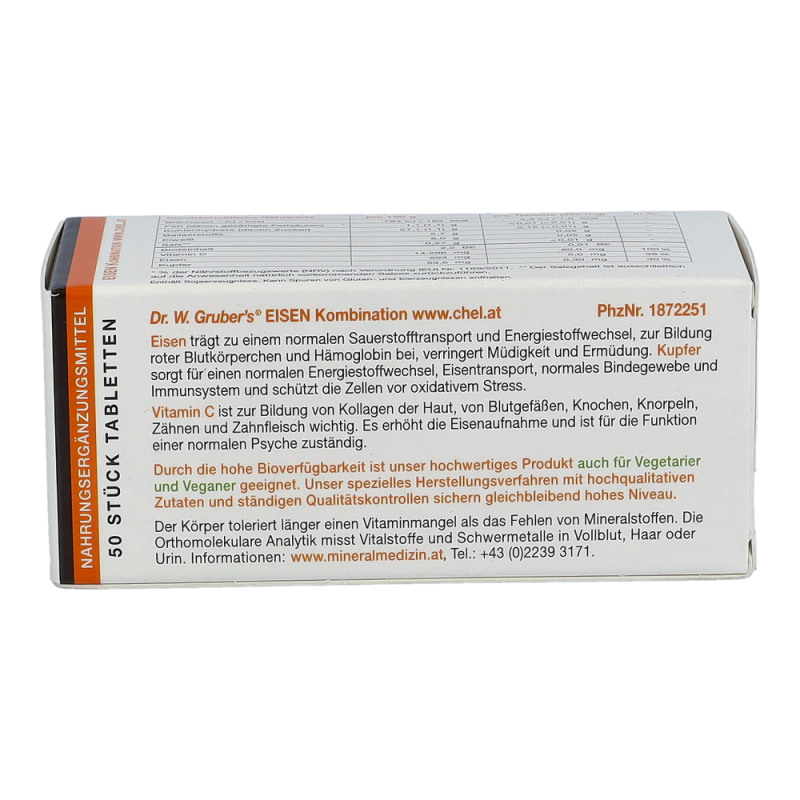 Dr. Grubers Eisen Chelat Kombi Tabletten