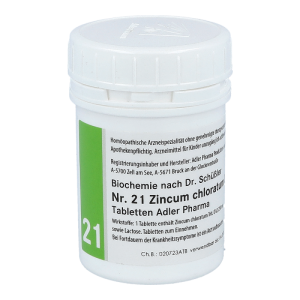 Adler Pharma Schüßler Nr. 21 Zincum Chloratum 100 g D 12