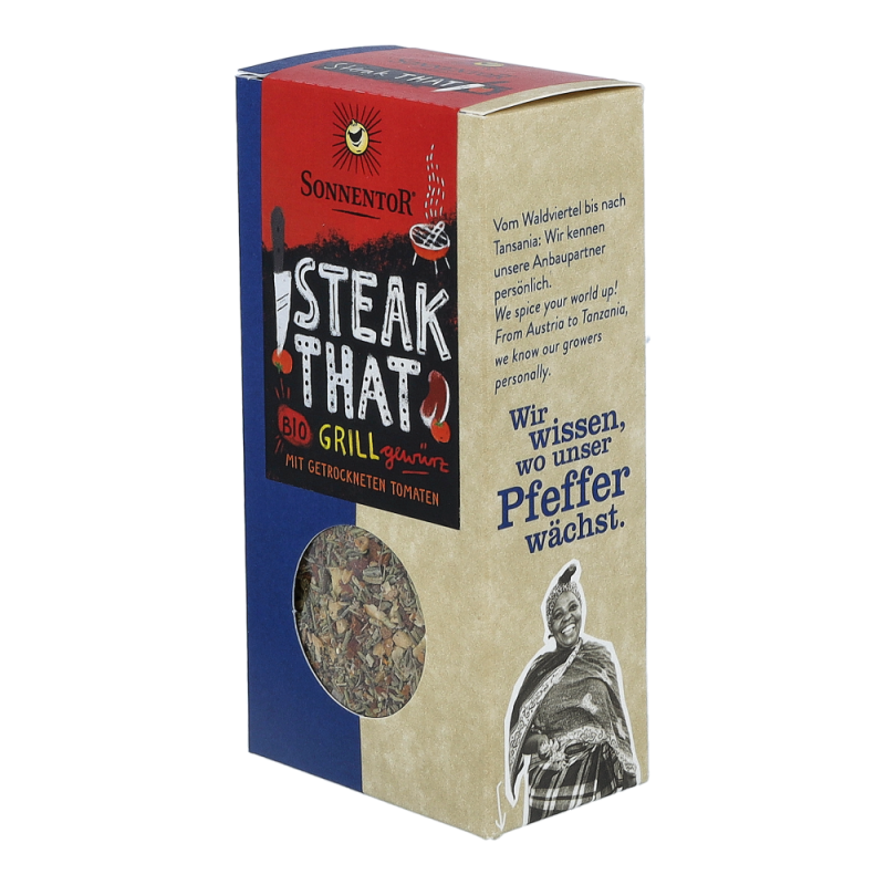 Sonnentor Steak That Grillgewürz Packung 50 g BIO