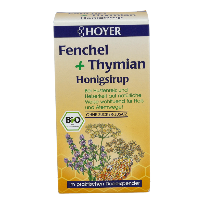 Hoyer Fenchel und Thymian Honigsirup 250 g