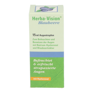 HERBA – VISION Blaubeer Augentropfen für Kontaktlinsen