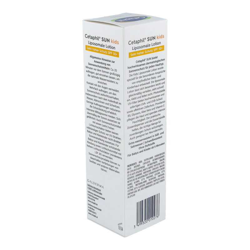 Cetaphil Sun Daylong Kids SPF50+ Liposomale Lotion