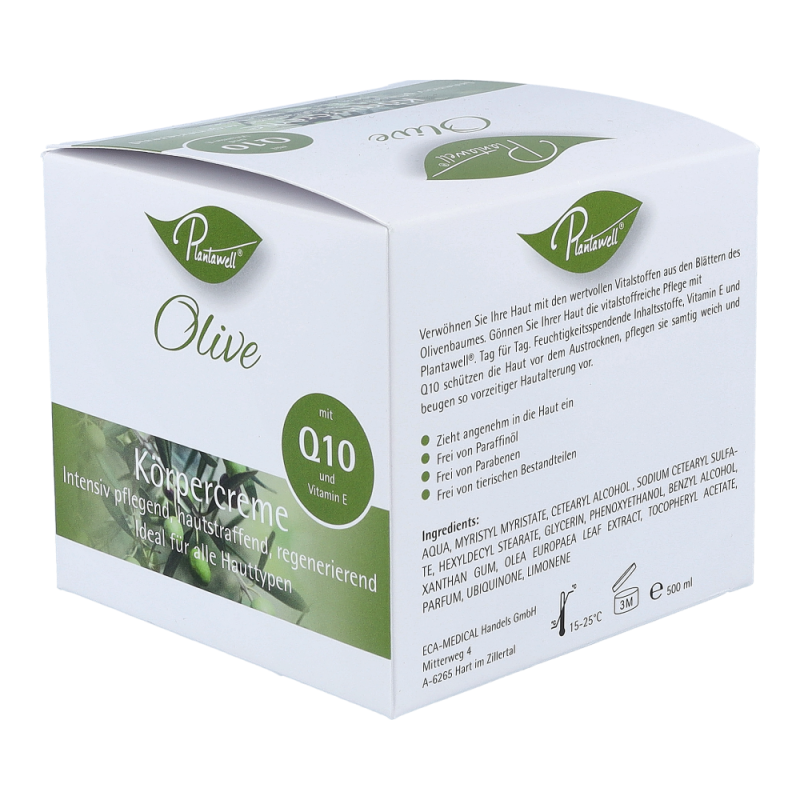 Plantawell Körpercreme 500 ml Olive