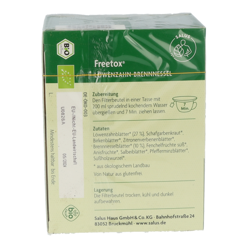 Salus Freetox Bio Kräutertee 40 Stk.
