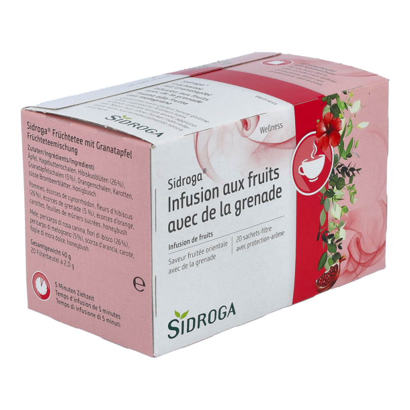 Sidroga Tee Wellness Früchte mit Granatapfel 20 Btl.