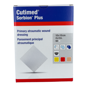 Sorbion Plus Wundauflage 50 Stk. 10 x 10 cm
