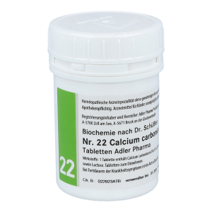 Adler Pharma Schüßler Nr. 22 Calcium Carbonicum 100 g D 12