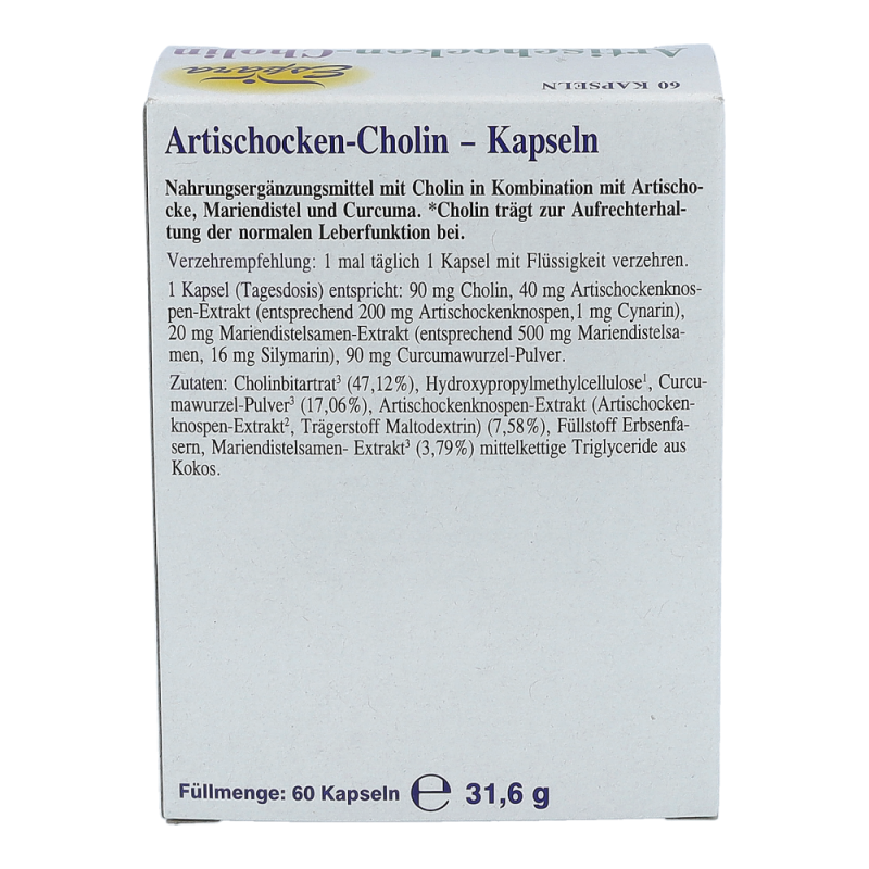 Espara Artischocken-Cholin Kapseln