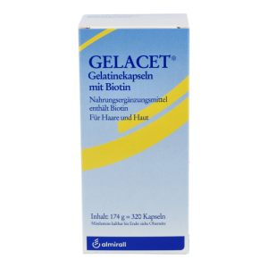 Gelacet Gelatine + Biotin Kapseln 320 Stk.