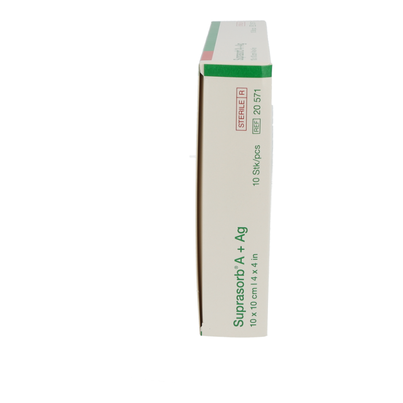 Suprasorb A+AG Alginatverband 10 Stk. 10 x 10 cm