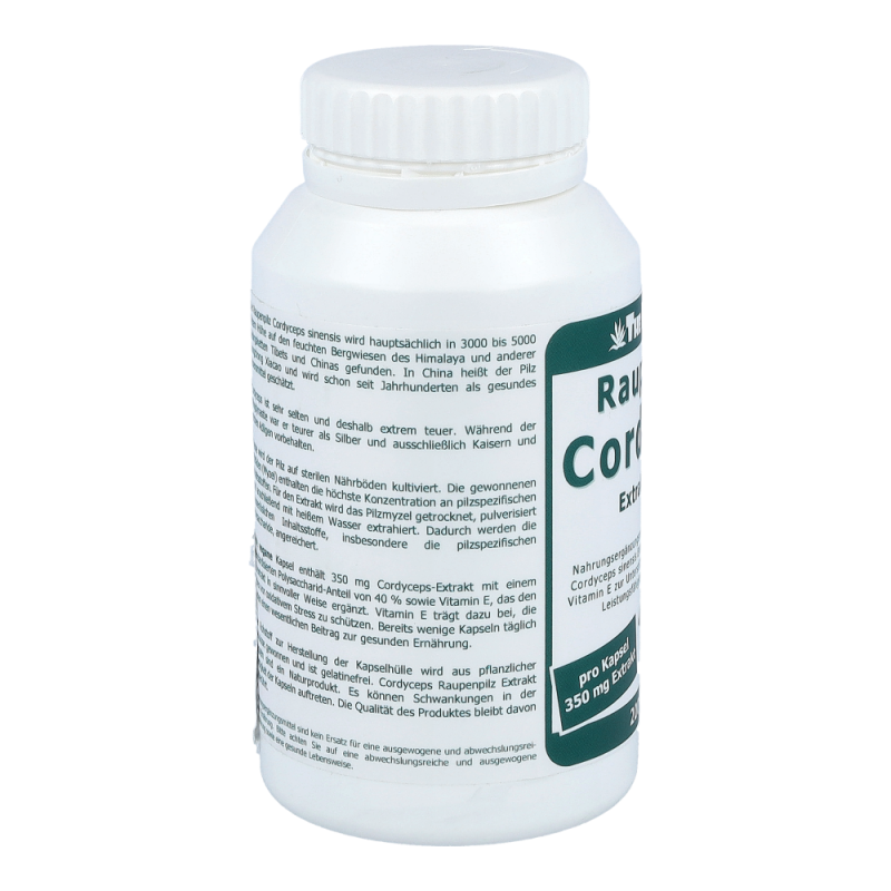 Raupenpilz Kapseln Extrakt Codyceps 200 Stk.