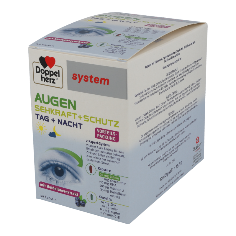 Doppelherz Augen Sehkraft + Schutz 2 Kapsel-System 120 Stk.