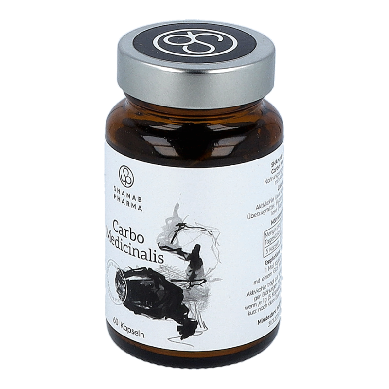 Carbo Medicinalis Aktivkohle Kapseln 60 Stk.