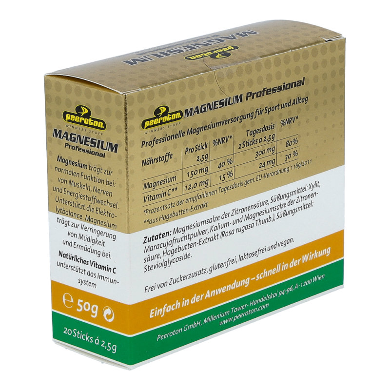 Peeroton Magnesium Professional 20×2,5g Stick