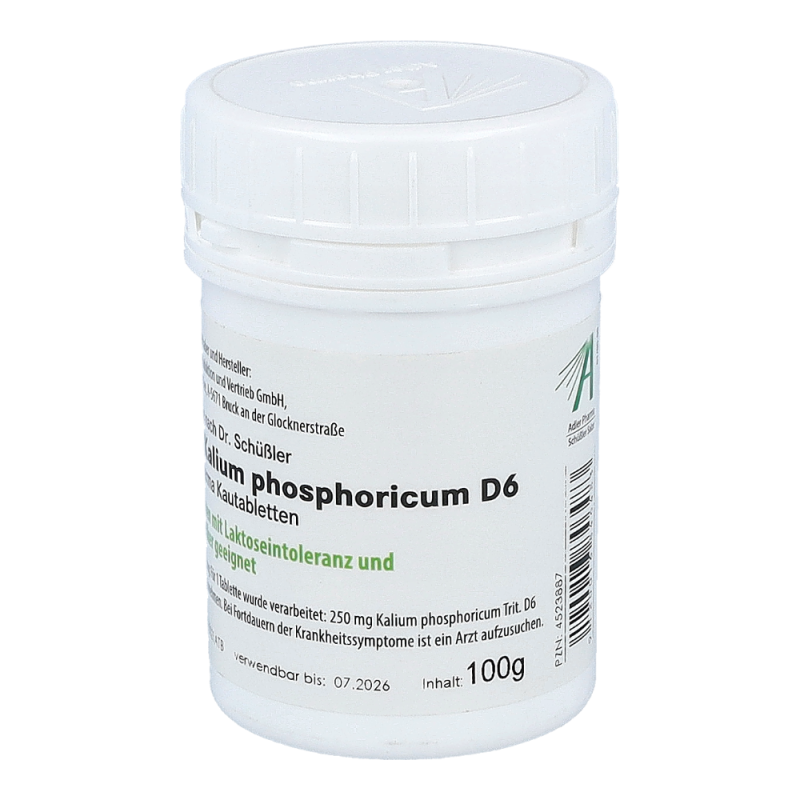 Schüßler Nr. 5 Kalium phosphoricum D6 Kautabletten 100 g