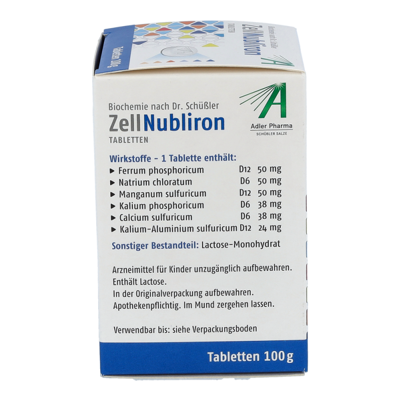 Biochemie nach Dr. Schüßler Zell Nubliron 100 g
