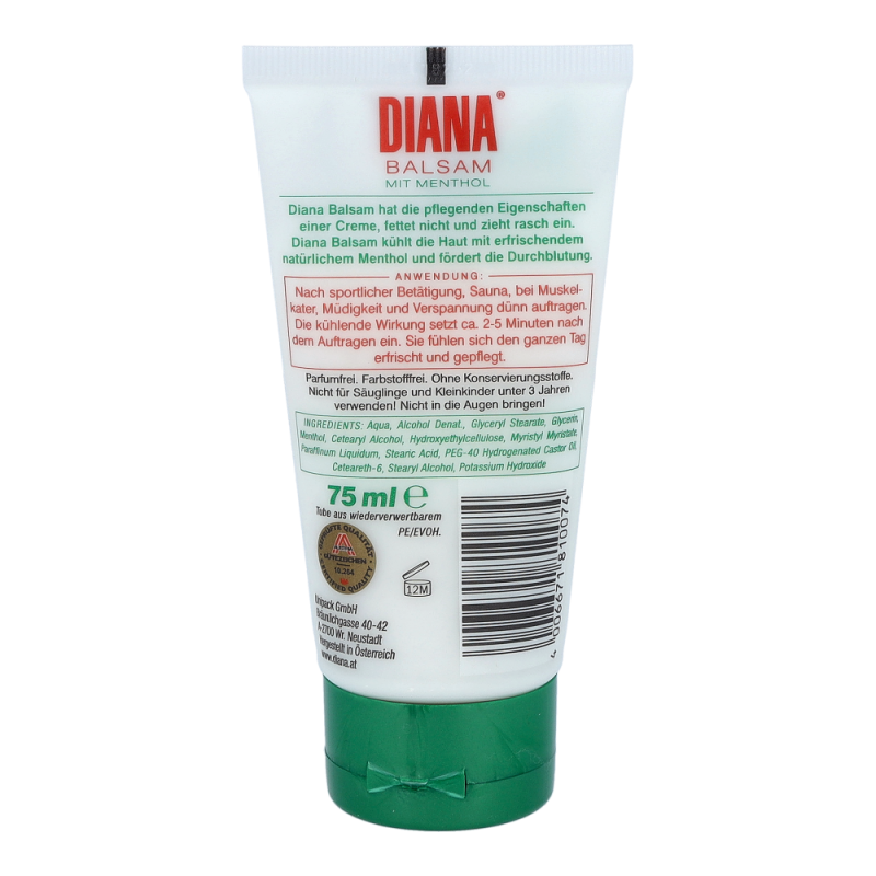 Diana Balsam Tube 75 ml