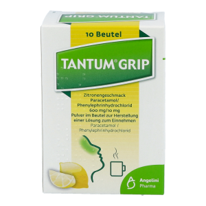Tantum Grip Zitronengeschmack Paracetamol/Phenylephrinhydrochlorid 600 mg/10 mg Pulver im Beutel zur Herstellung einer Lösung zum Einnehmen