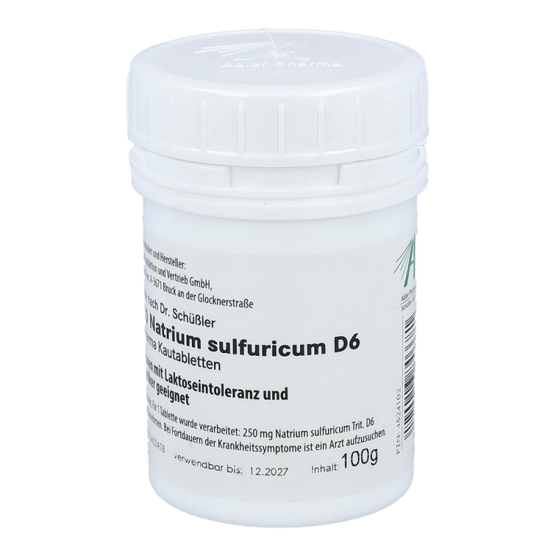 Schüßler Nr. 10 Natrium sulfuricum D6 Kautabletten 100 g