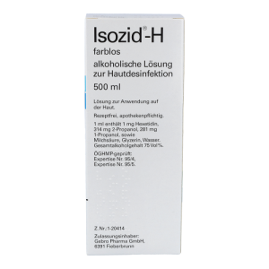 Isozid-H farblos alkoholische Lösung zur Hautdesinfektion