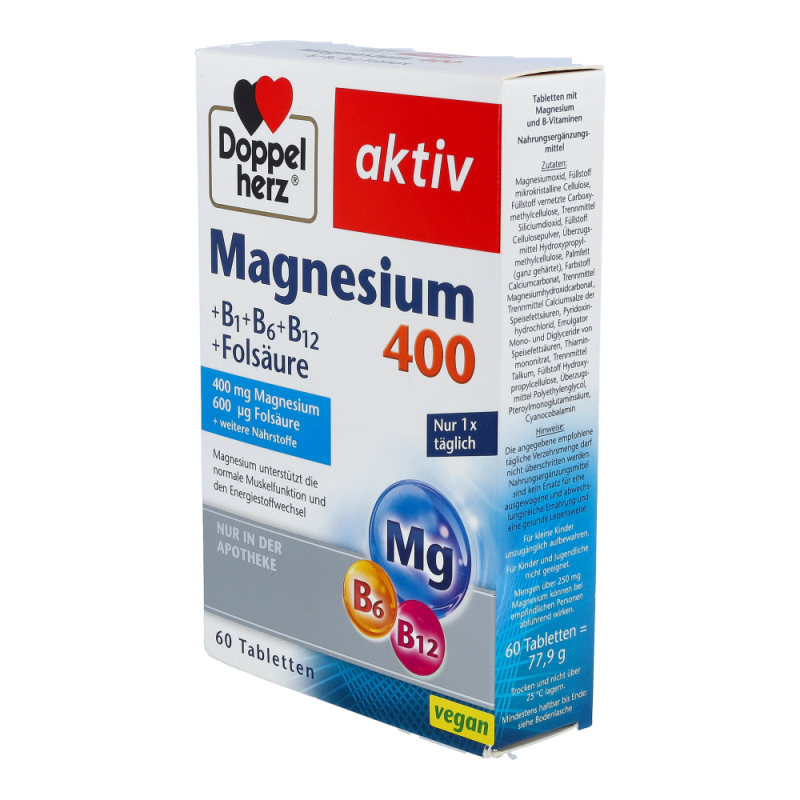 Doppelherz Magnesium 400 60 Stk.